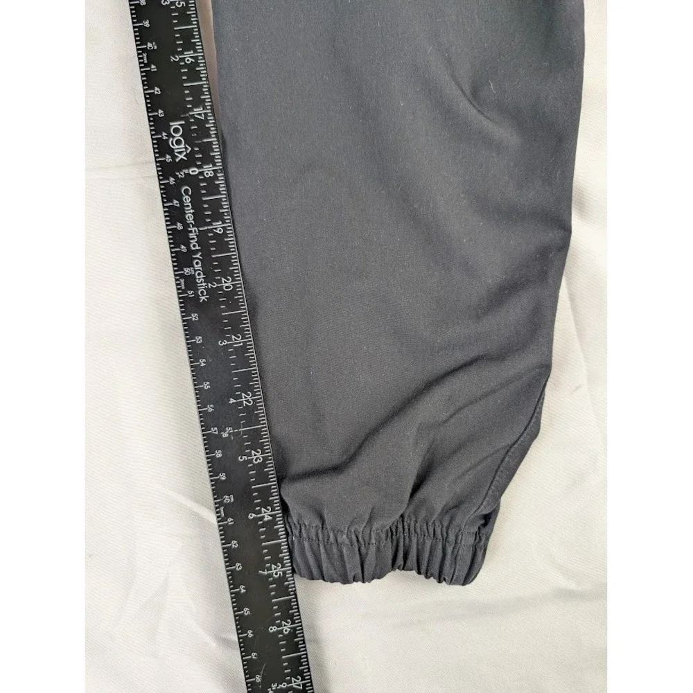 Adidas TH PNT Twill Sports Joggers Pants Black Belted Pants Men's S
